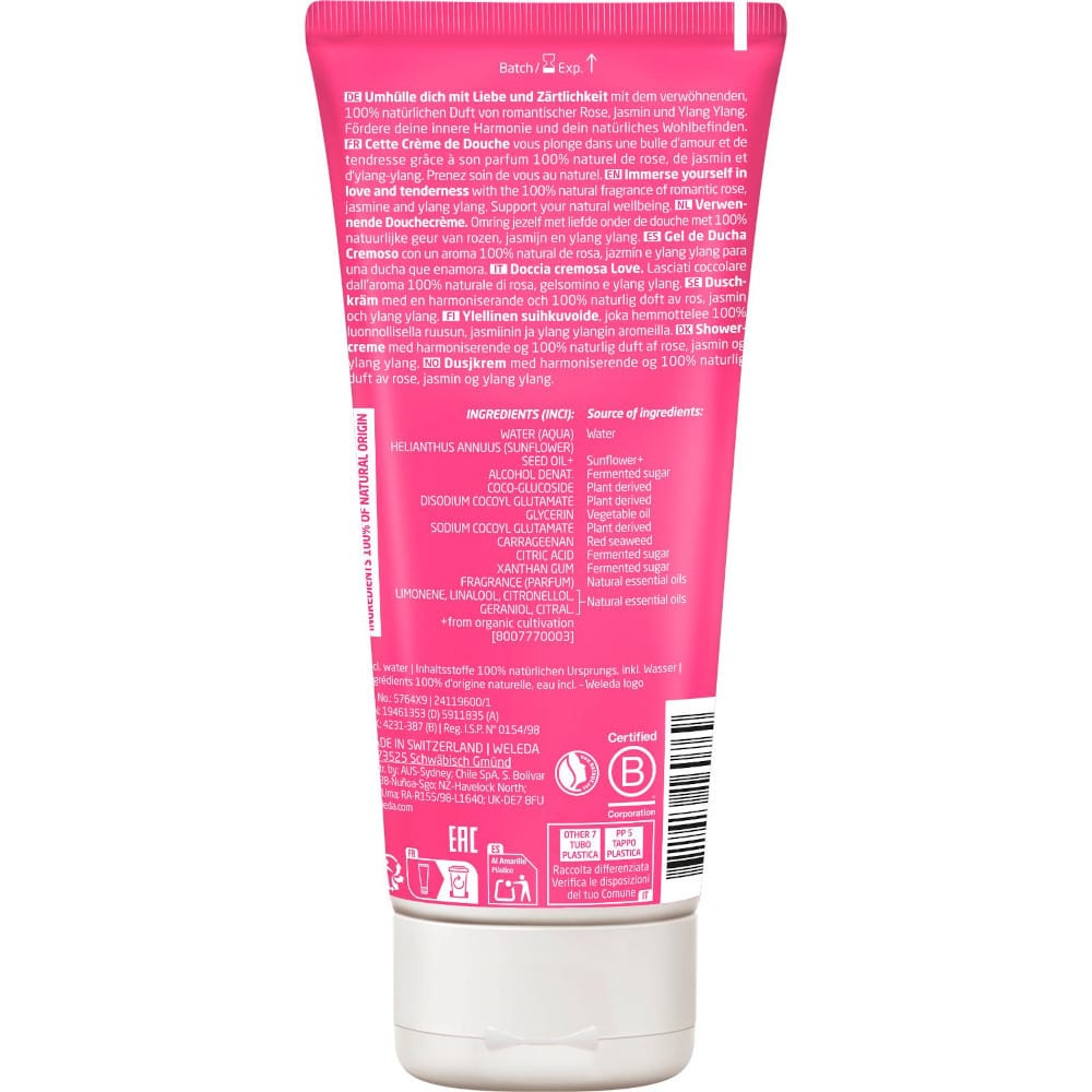 Weleda Love Shower Cream Rose 200 ml Duschgel