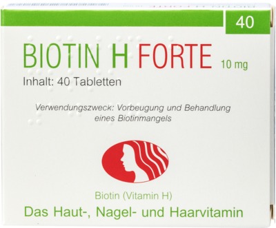 BIOTIN H forte 40 St Tabletten