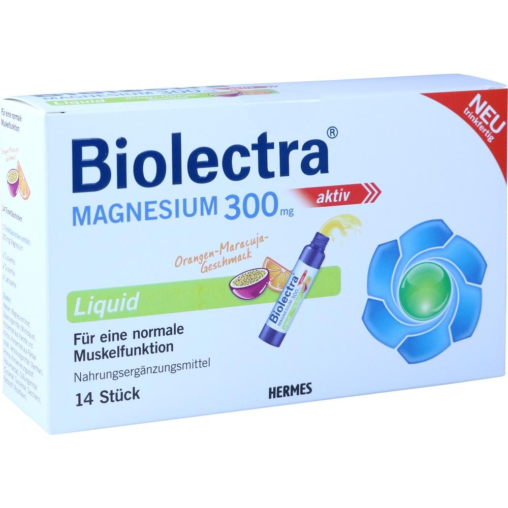 Biolectra MAGNESIUM 300mg Liquid Orange-Maracuja 14 St Liquidum