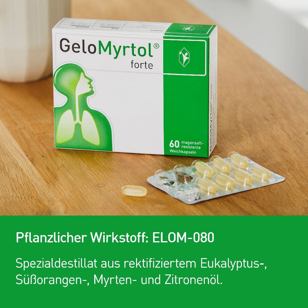 GeloMyrtol forte  60 St Magensaftresistente Weichkapseln