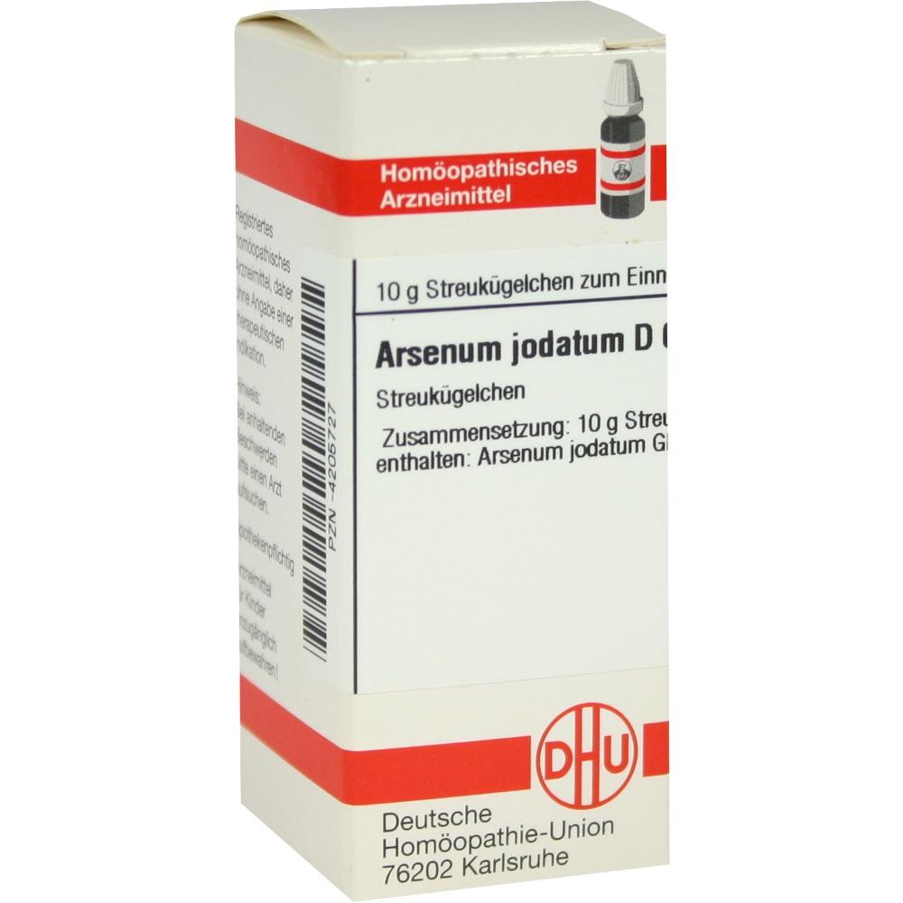 ARSENUM JODATUM D 6 Globuli 10 g Globuli