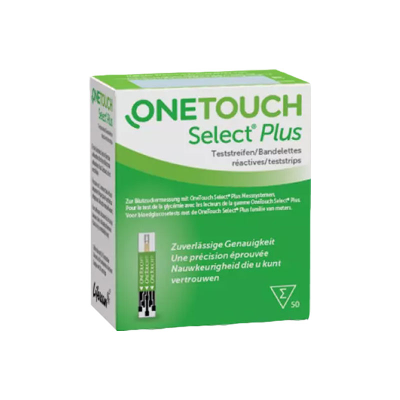 ONE TOUCH Select Plus Blutzucker Teststreifen 50 St Teststreifen