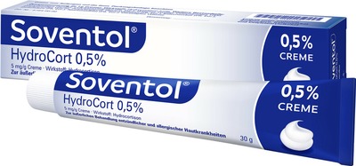 Soventol HydroCort 0,5% bei akuten Hautentzündungen 30 g Creme