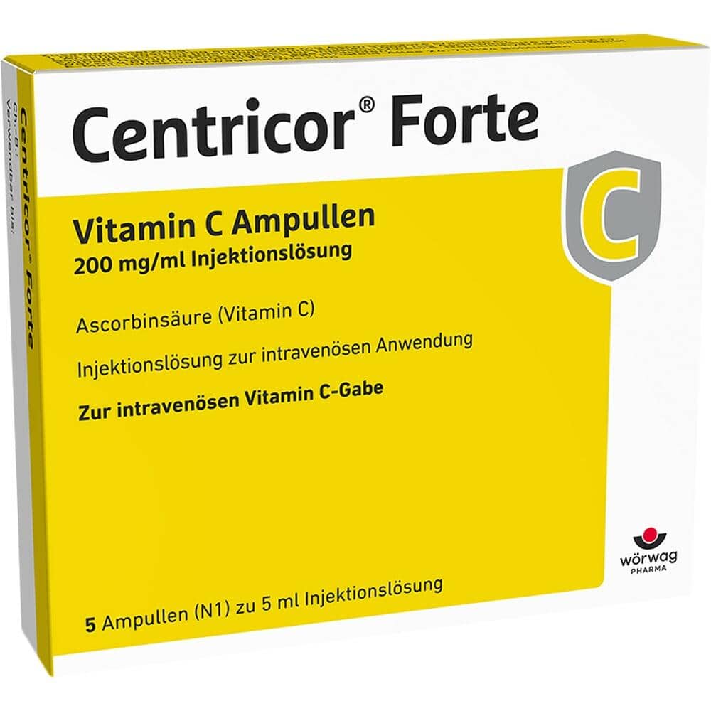 Centricor Forte Vitamin C Ampullen 200mg/ml  5X5 ml Injektionslösung