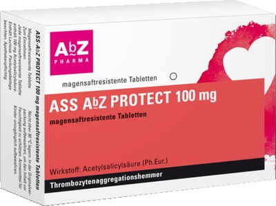 ASS AbZ PROTECT 100mg 50 St Tabletten magensaftresistent