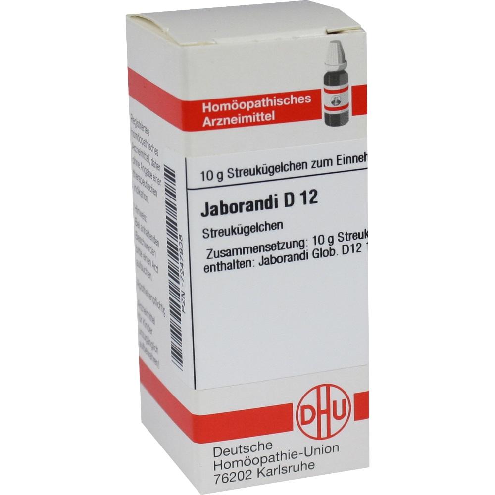 JABORANDI D 12 Globuli 10 g Globuli
