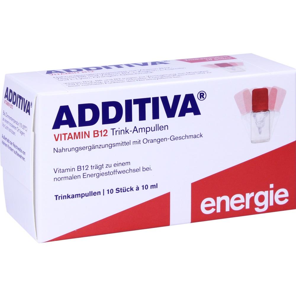 ADDITIVA Vitamin B12 Trinkampullen 10 St Ampullen