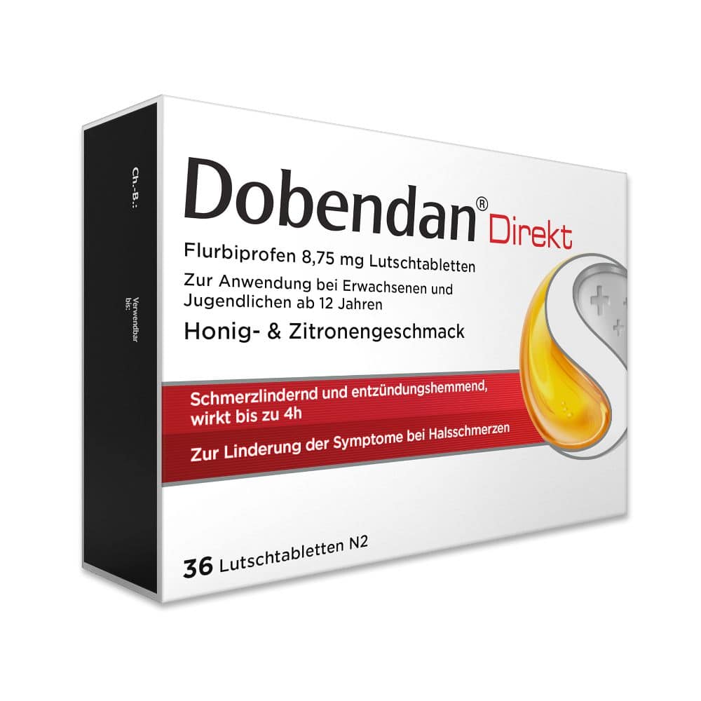 Dobendan Direkt - bei Halsschmerzen 36 St Lutschtabletten