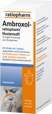 Ambroxol-ratiopharm Hustensaft 100 ml Lösung zum Einnehmen