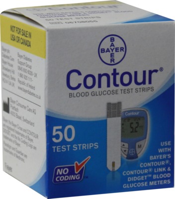CONTOUR Sensoren Teststreifen 50 St Teststreifen