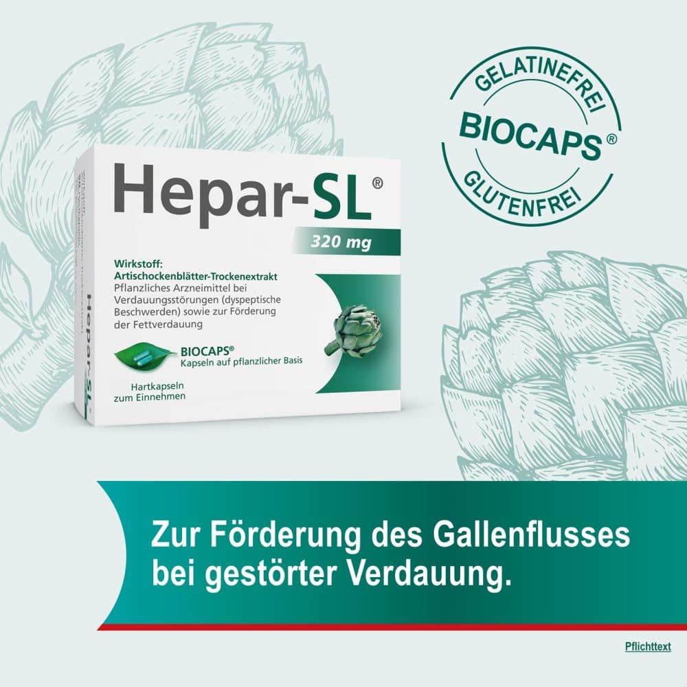 HEPAR SL 320 mg Hartkapseln 200 St Hartkapseln