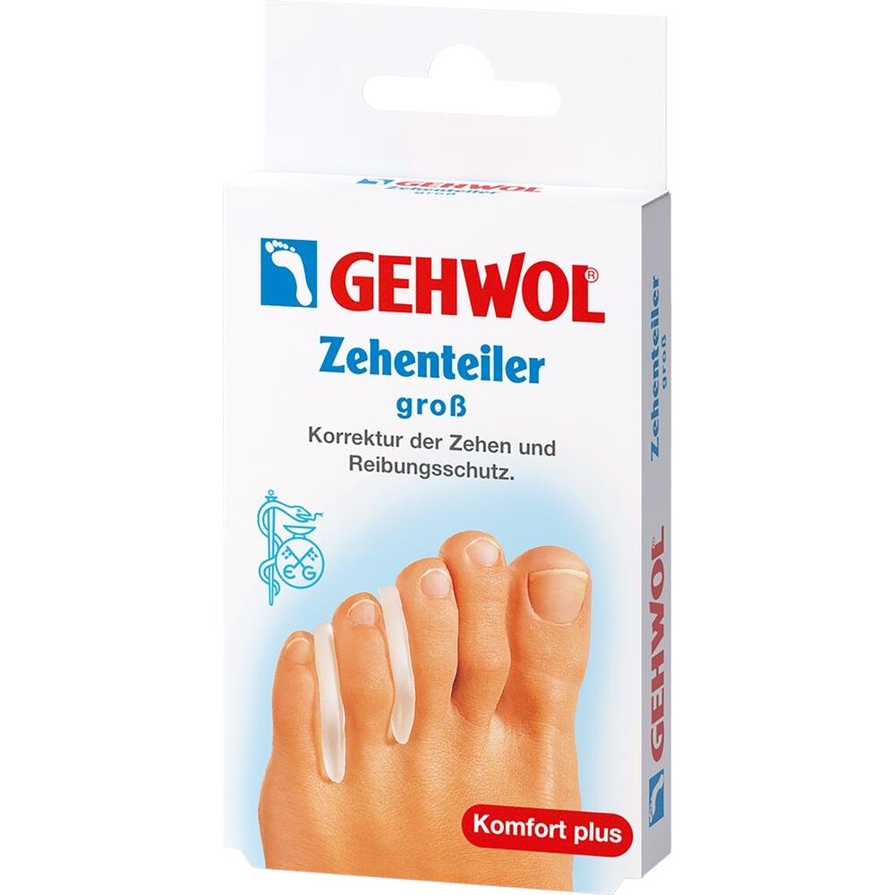 GEHWOL Polymer Gel Zehen Teiler groß 3 St