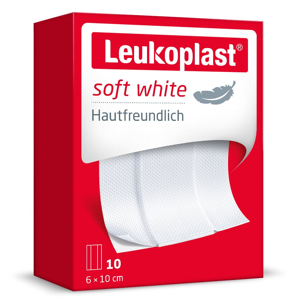 Leukoplast Soft 6 cm x 10cm 10 St Pflaster