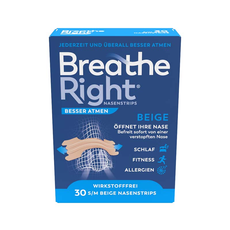 Besser Atmen Breathe Right Nasenpflaster Beige Normal 30 St Pflaster