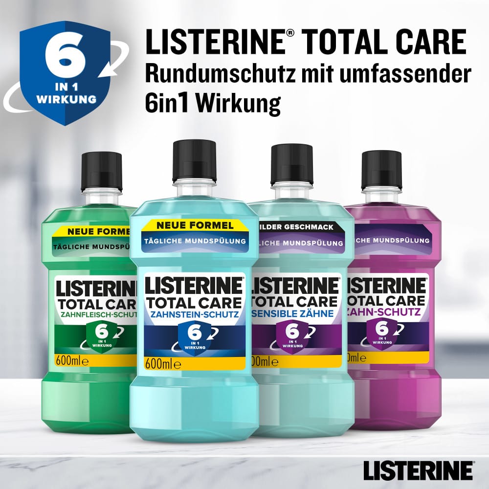 LISTERINE TOTAL CARE ZAHNSTEIN 600 ml Lösung LISTERINE TOTAL CARE ZAHNSTEIN 600 ml Lösung