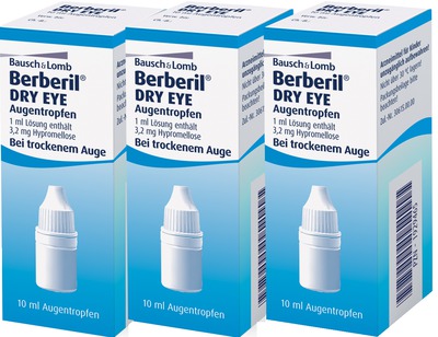 Berberil Dry Eye 3X10 ml Augentropfen