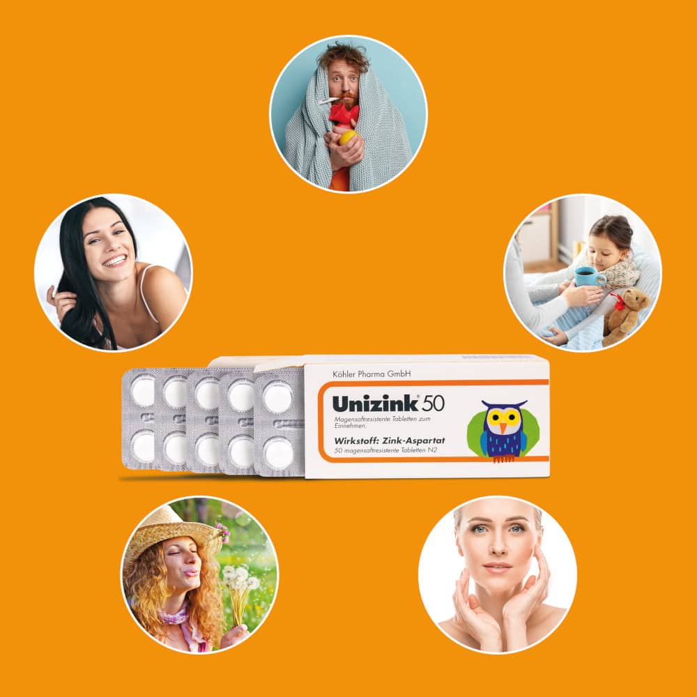Unizink 50 50 St Tabletten magensaftresistent