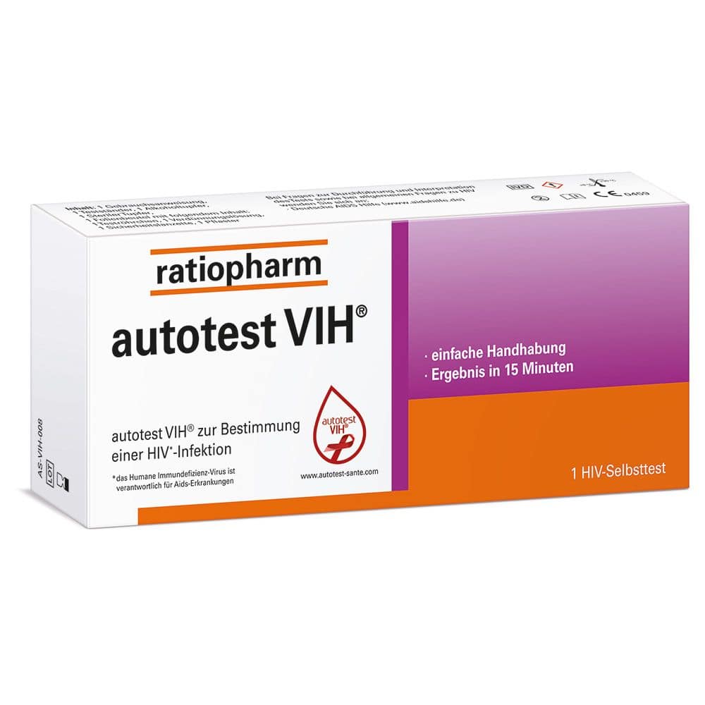 autotest VIH HIV-Selbsttest ratiopharm 1 St Test