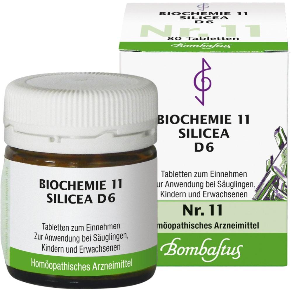 BIOCHEMIE 11 Silicea D 6 Tabletten 80 St Tabletten