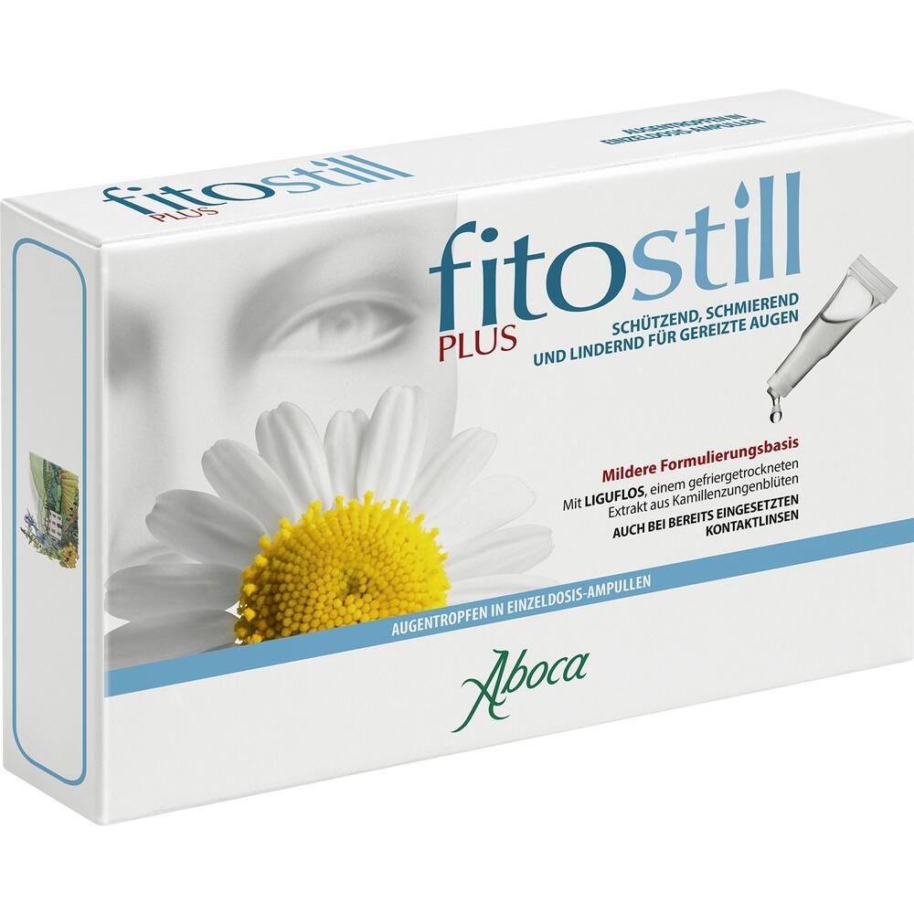 fitostill PLUS bei geröteten und überanstrengten Augen 10X0.5 ml Augentropfen