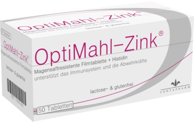 OPTIMAHL Zink 15 mg Tabletten 100 St Tabletten