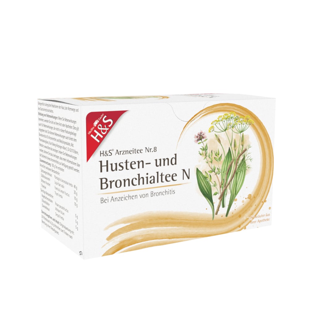 H&S Arzneitee Husten- und Bronchialtee N 20X2.0 g Filterbeutel