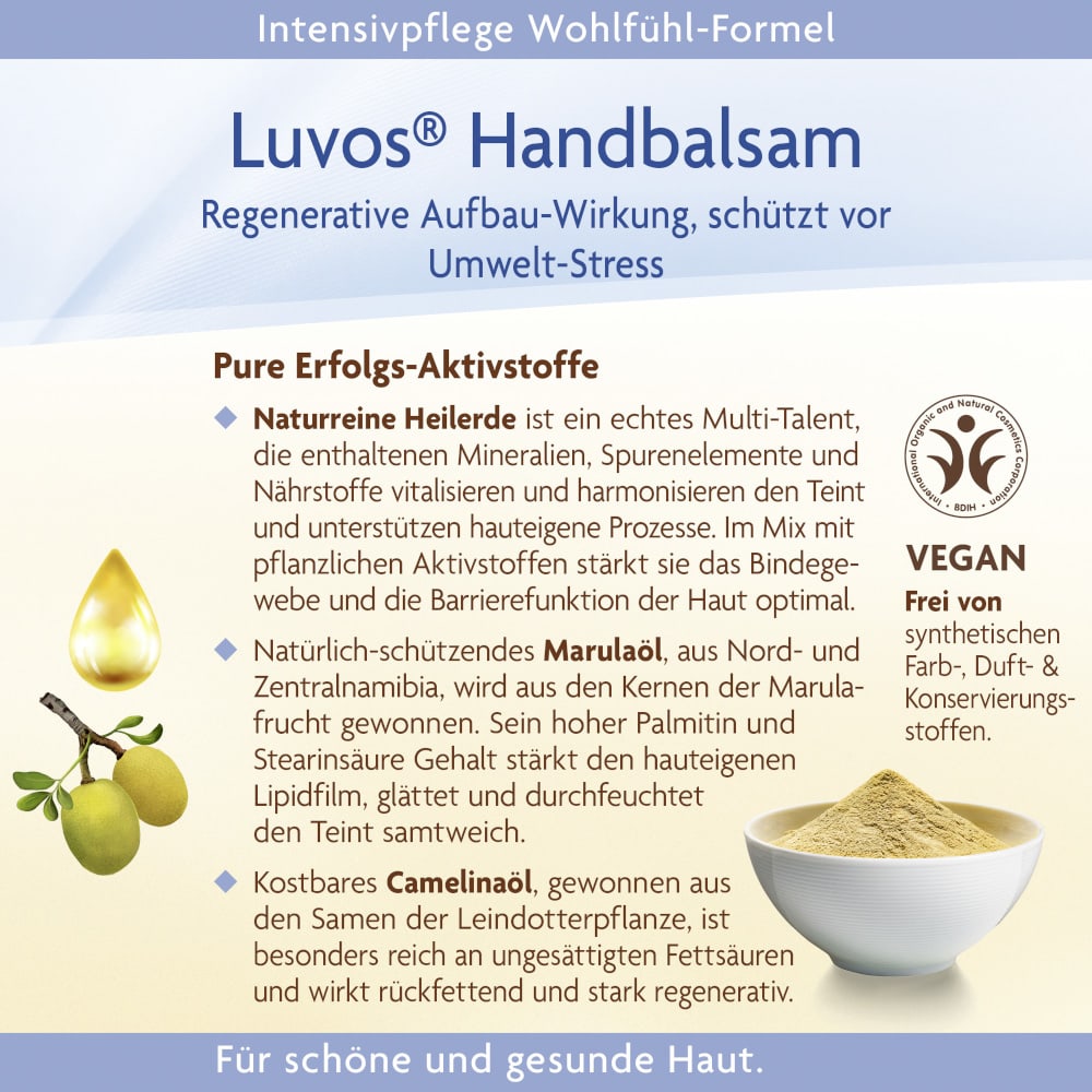 Luvos HEILERDE Handbalsam 50 ml Emulsion