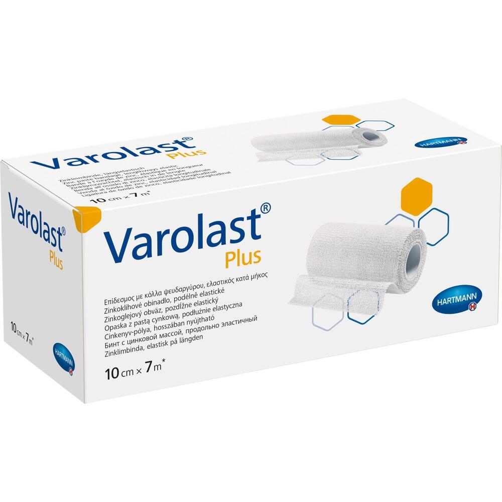 VAROLAST Plus Zinkleimbinde 10 cmx7 m 1 St Binden