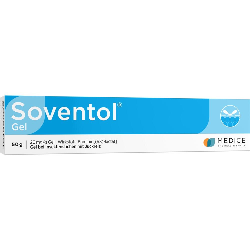 Soventol Gel bei Insektenstichen & Juckreiz auf der Haut 50 g Gel