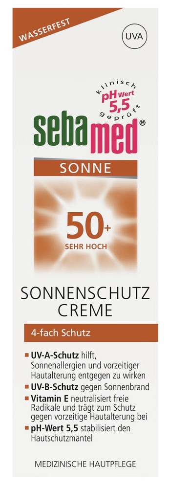 sebamed SONNENSCHUTZ CREME LSF 50+ 75 ml Creme