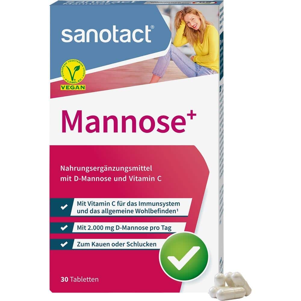 sanotact Mannose+ 30 St Tabletten