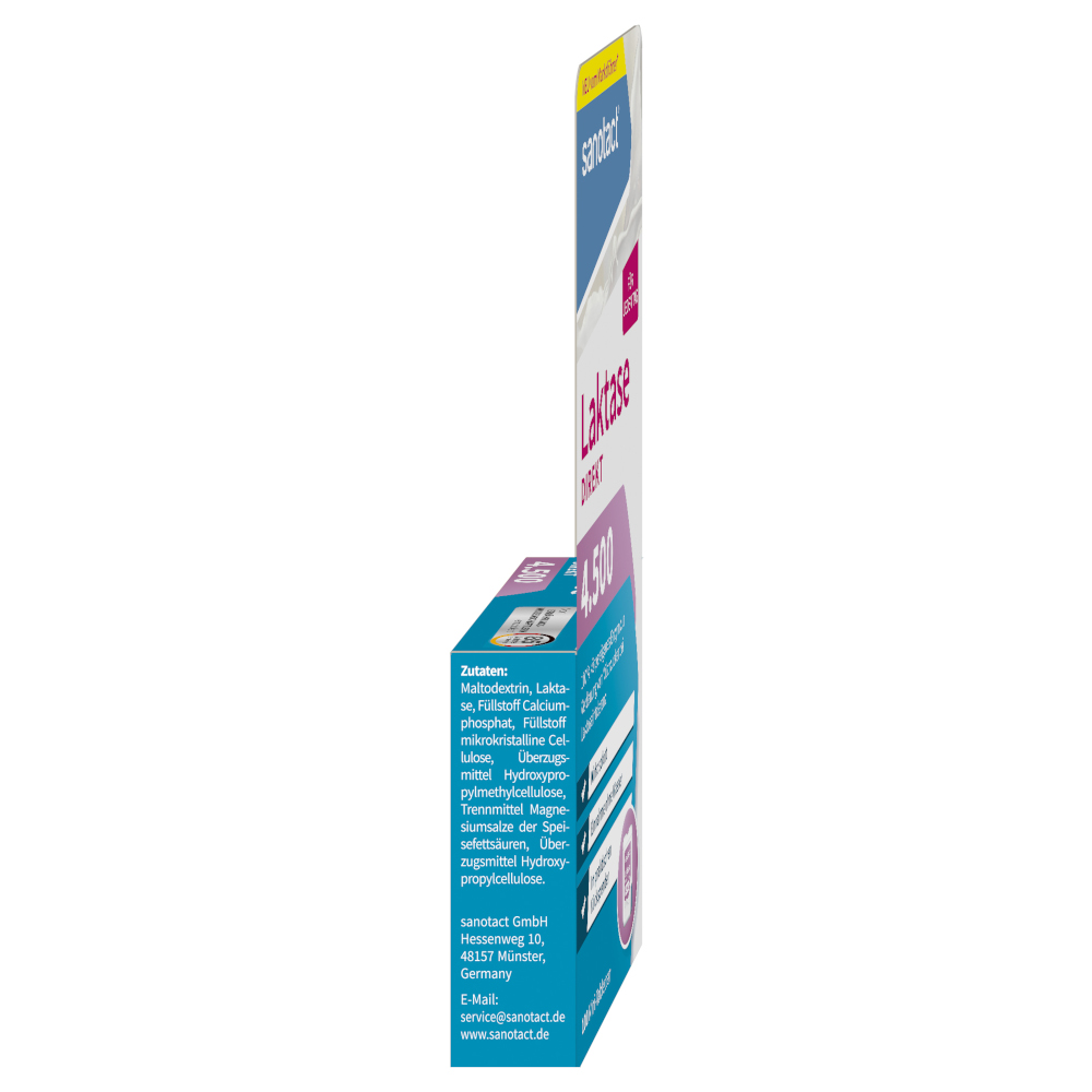 sanotact Laktase DIREKT 4.500 100 St Tabletten