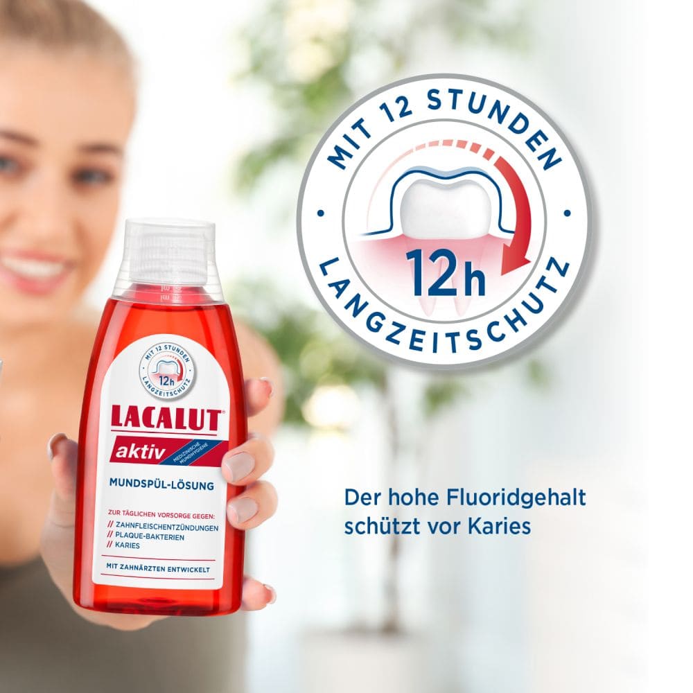 LACALUT aktiv Mundspül-Lösung 300 ml Lösung