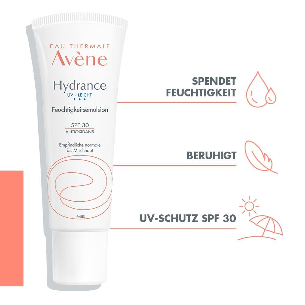 Avène Hydrance leichte UV Feuchtigkeitsemulsion 40 ml Emulsion