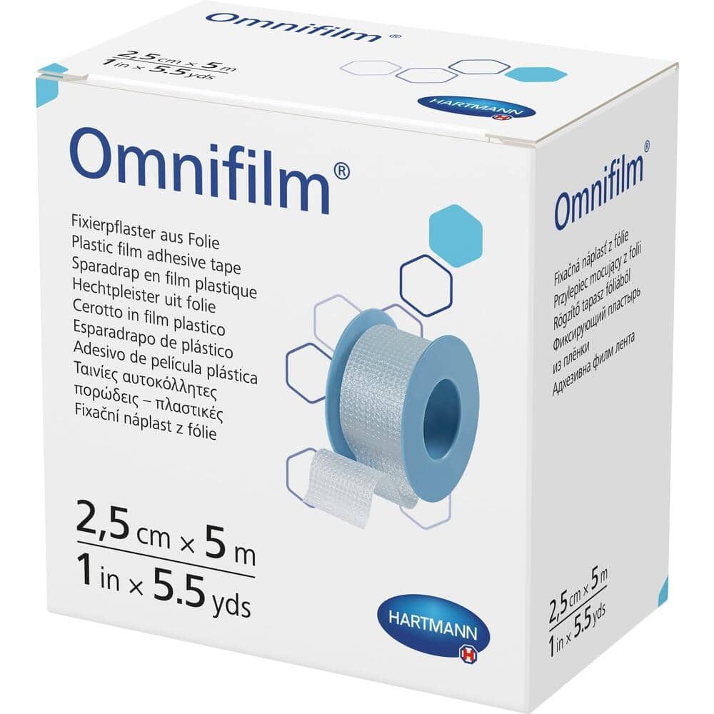OMNIFILM Fixierpflaster Folie 2,5 cmx5 m 1 St Pflaster