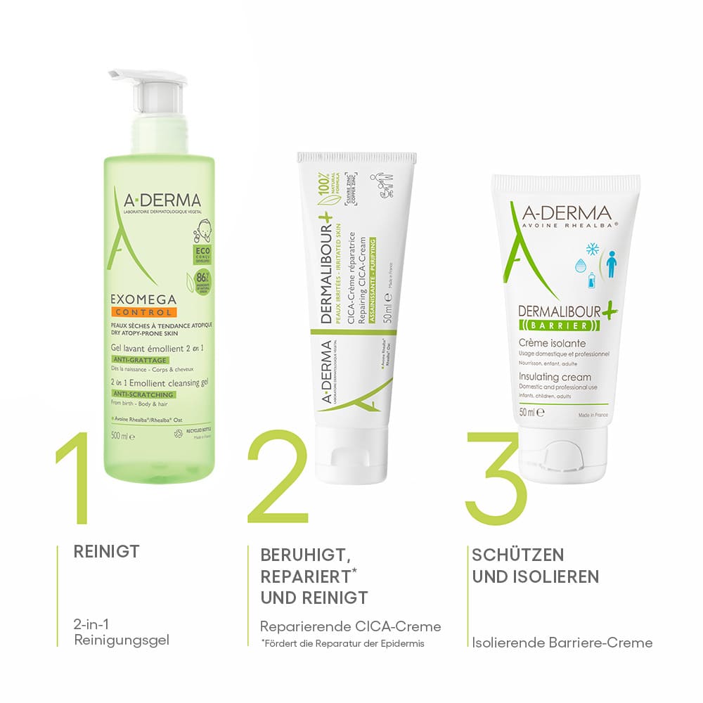 A-DERMA DERMALIBOUR Reparierende CICA-Creme 50 ml Creme