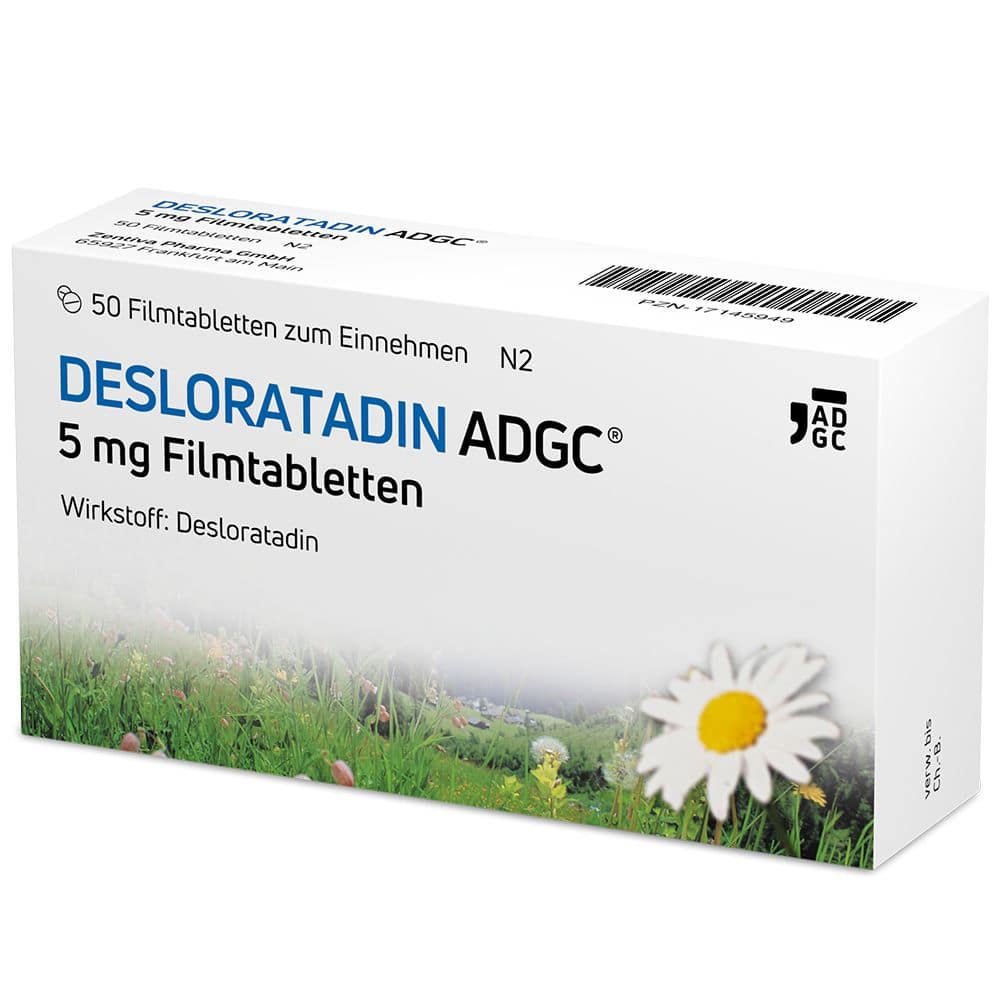 Desloratadin-ADGC 5 mg  50 St Filmtabletten