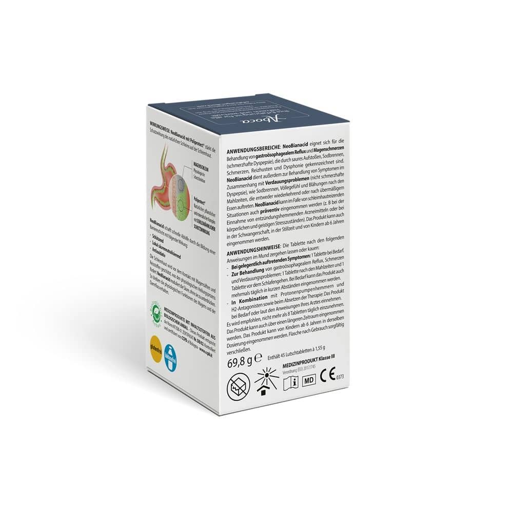 neo Bianacid Zitronengeschmack 45 St Lutschtabletten