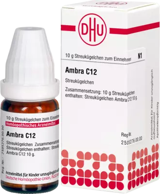 AMBRA C 12 Globuli 10 g Globuli