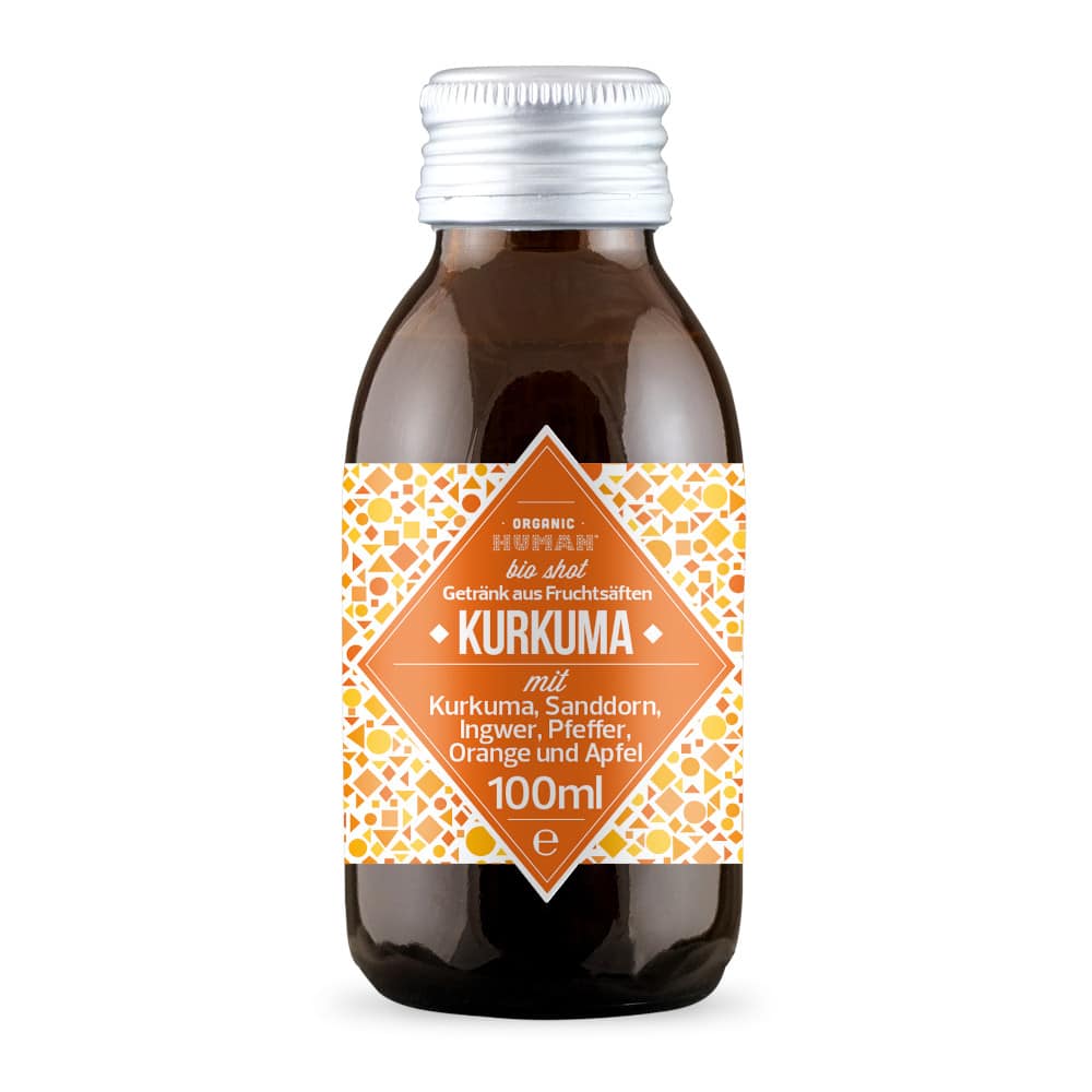 ORGANIC HUMAN SHOT KURKUMA 100 ml Saft