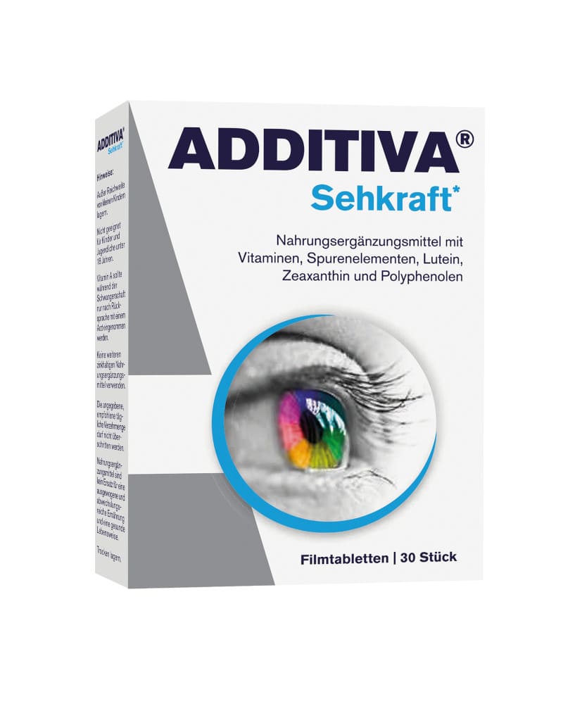ADDITIVA Sehkraft 30 St Filmtabletten