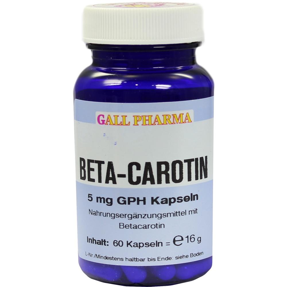 BETA CAROTIN 5 mg Kapseln 60 St Kapseln