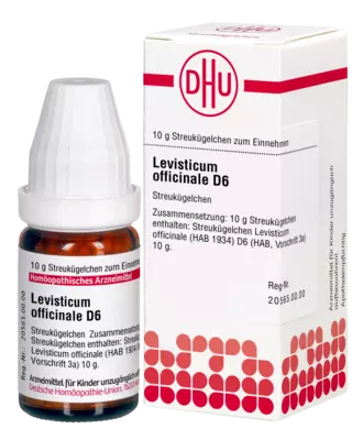 LEVISTICUM OFFICINALIS D 6 Globuli 10 g Globuli