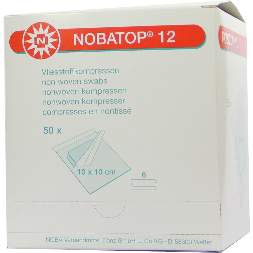 NOBATOP 12 Kompressen 10x10 cm steril 50X2 St Kompressen