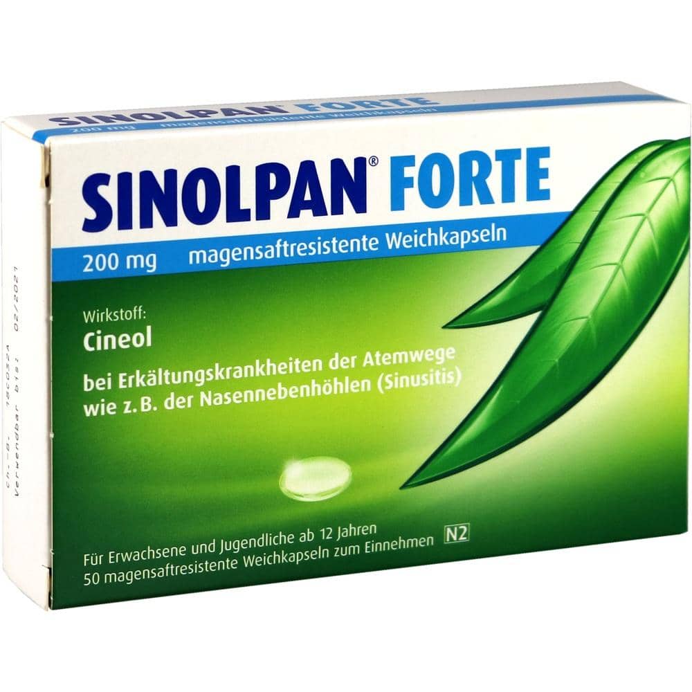 SINOLPAN FORTE 200 mg 50 St Magensaftresistente Weichkapseln