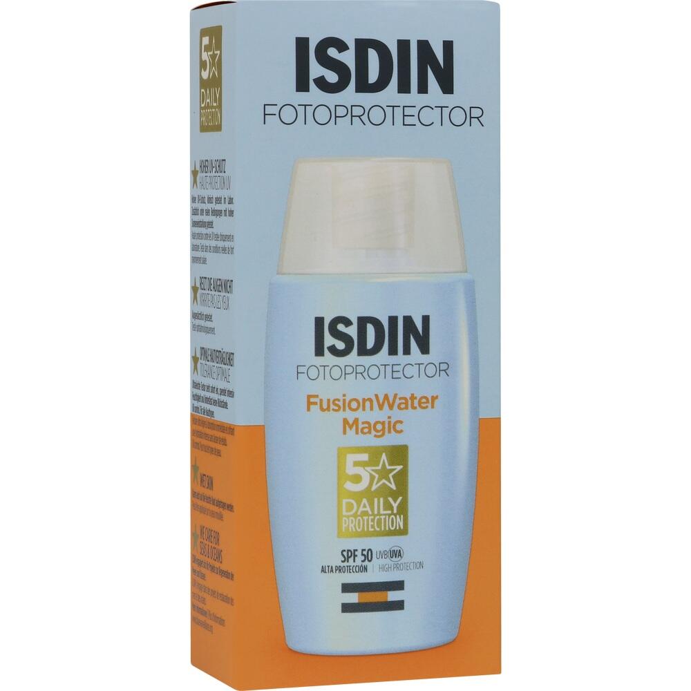 ISDIN FusionWater MAGIC Sonnencreme Gesicht LSF 50 50 ml Emulsion