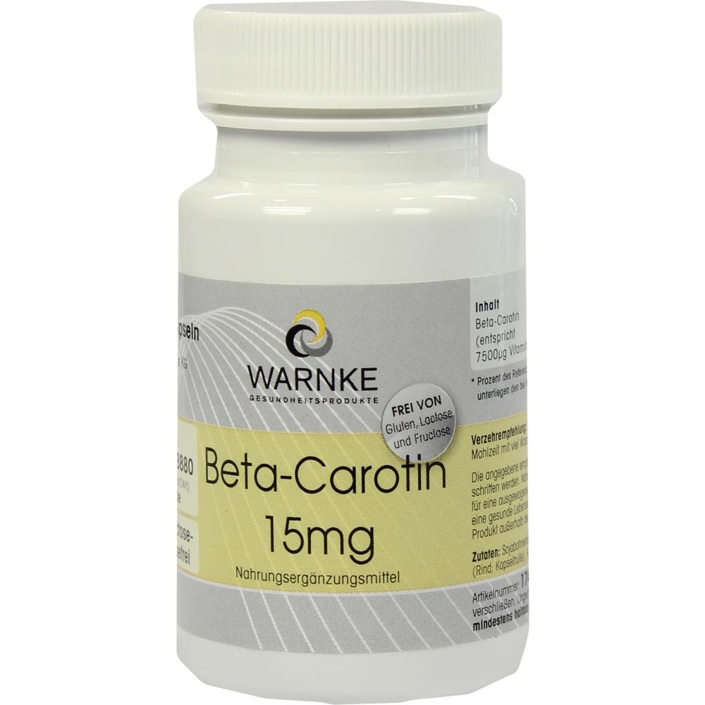 BETA CAROTIN KAPSELN 15 mg 100 St Kapseln