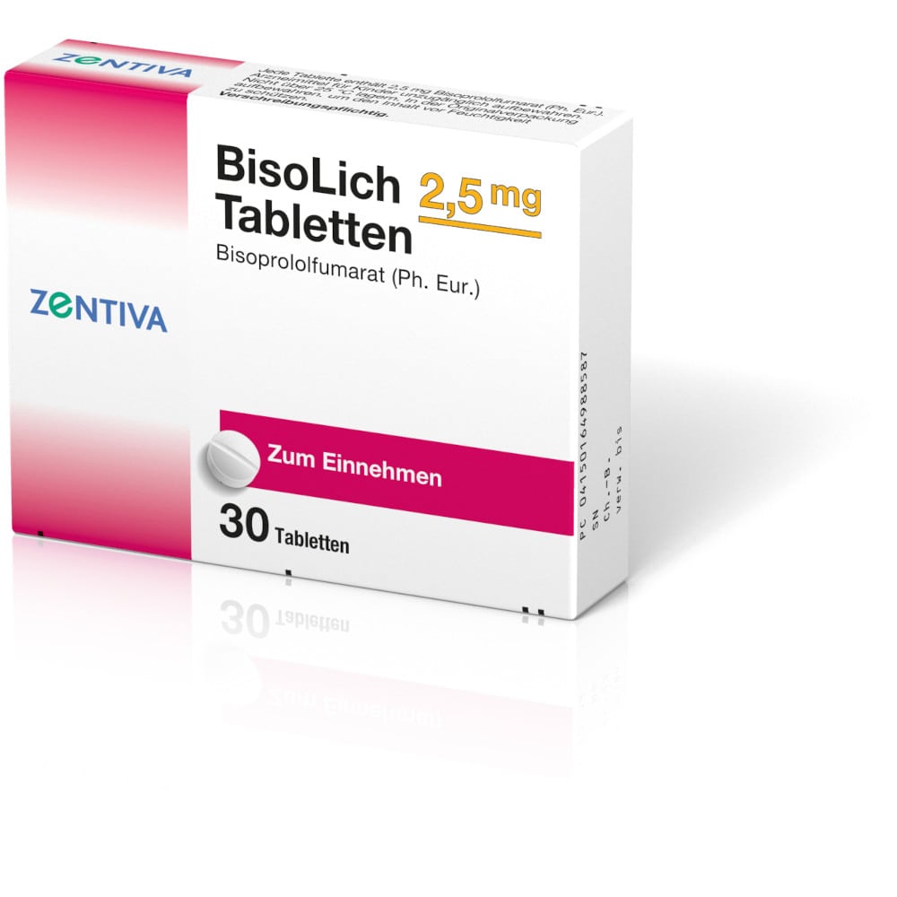 BisoLich 2,5 mg Tabletten 30 St Tabletten