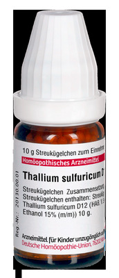 THALLIUM SULFURICUM D 12 Globuli 10 g Globuli
