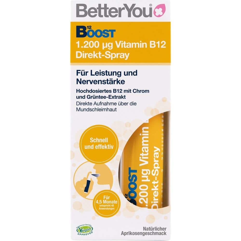 BetterYou Boost 1.200 µg Vitamin B12 Direkt-Spray 25 ml Spray